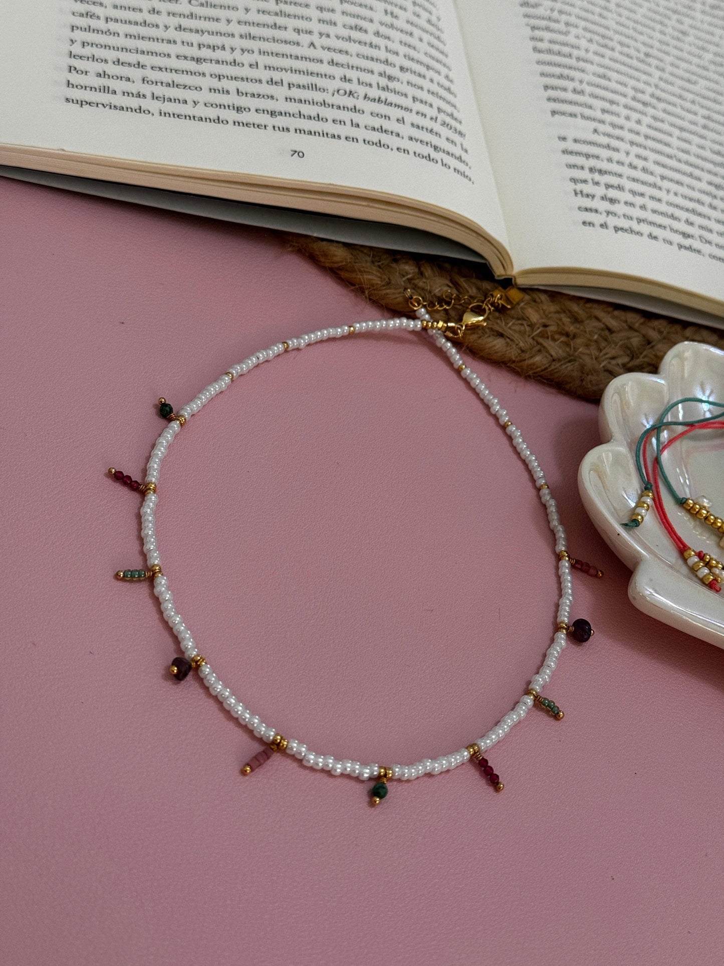 Summer choker - Perla De Agua Dulce