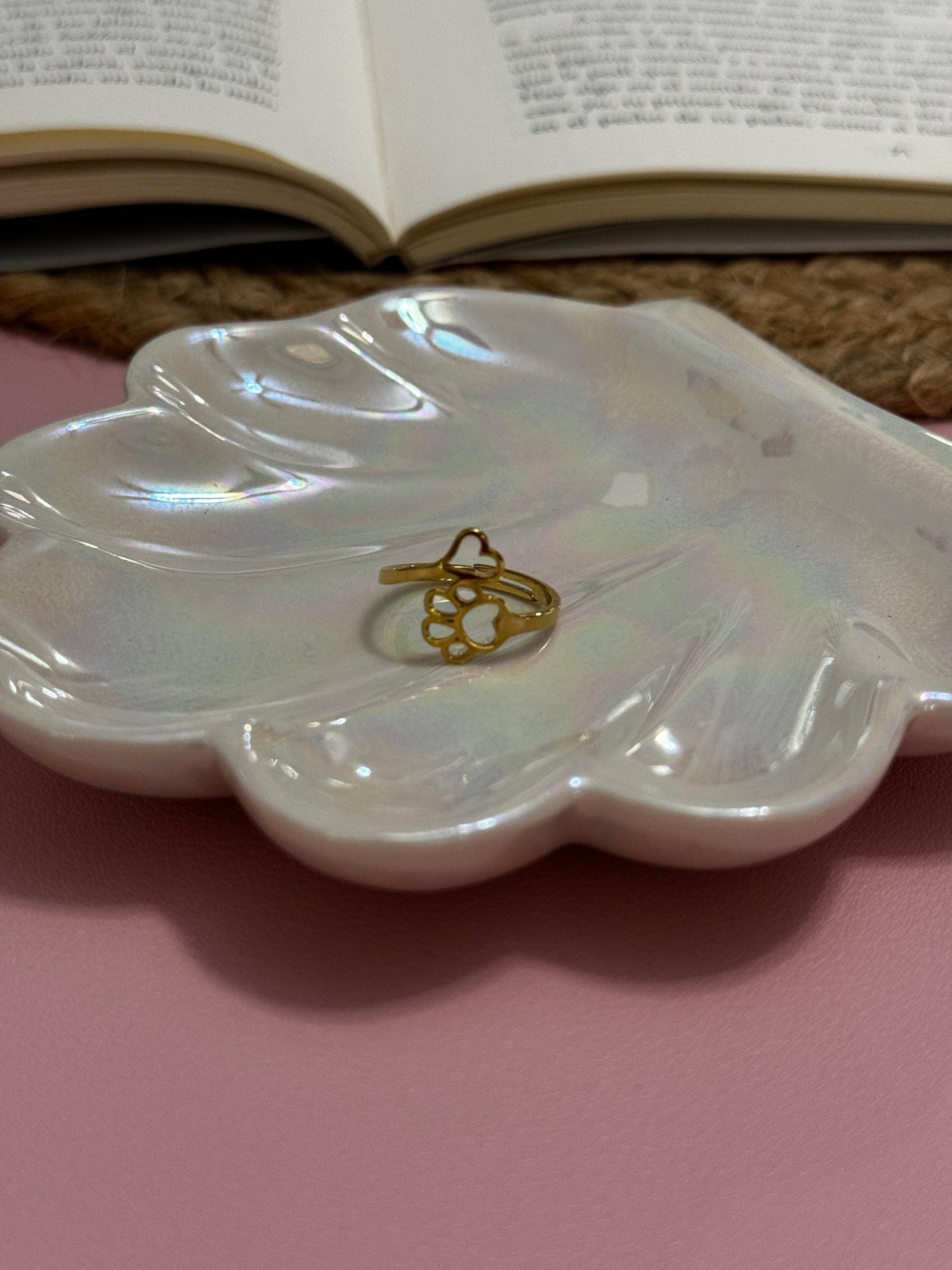 Love dog ring - Perla De Agua Dulce