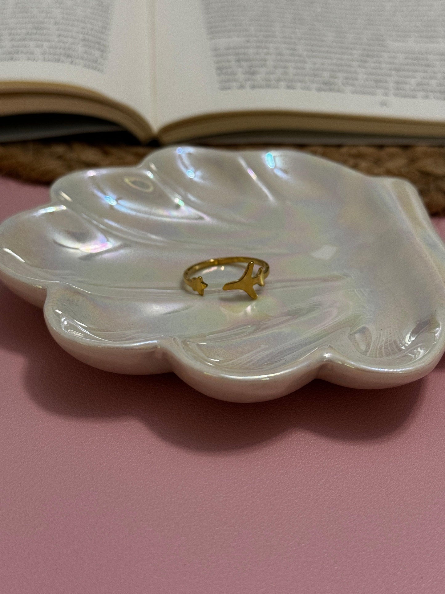 Avión ring - Perla De Agua Dulce