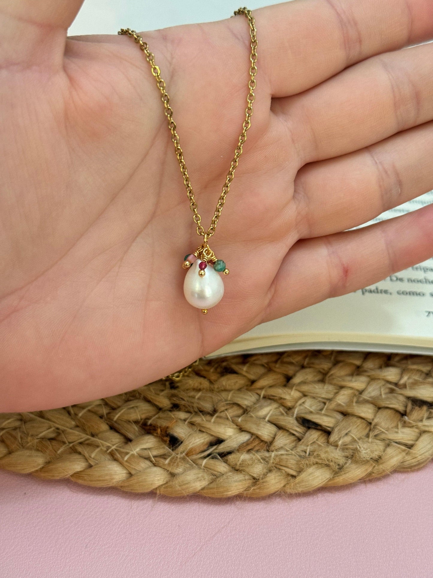 Aitana necklace - Perla De Agua Dulce