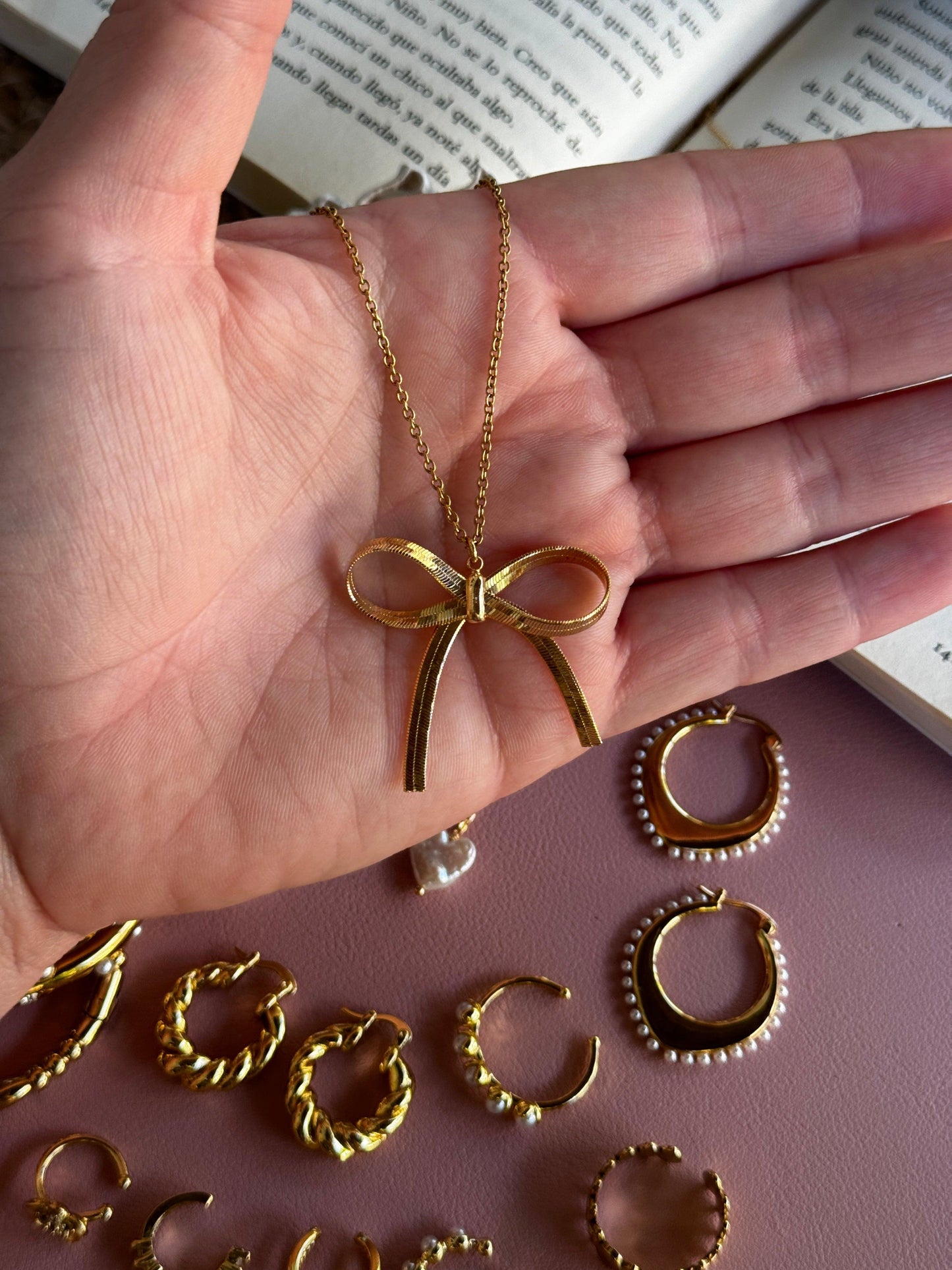 Coquette chain - Perla De Agua Dulce