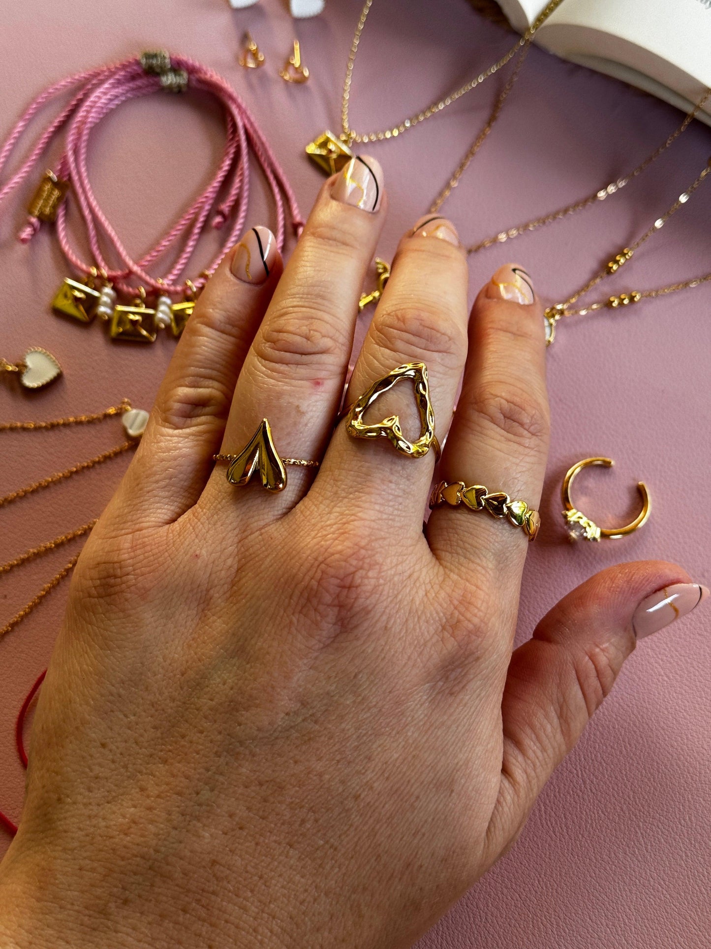 Heart ring - Perla De Agua Dulce