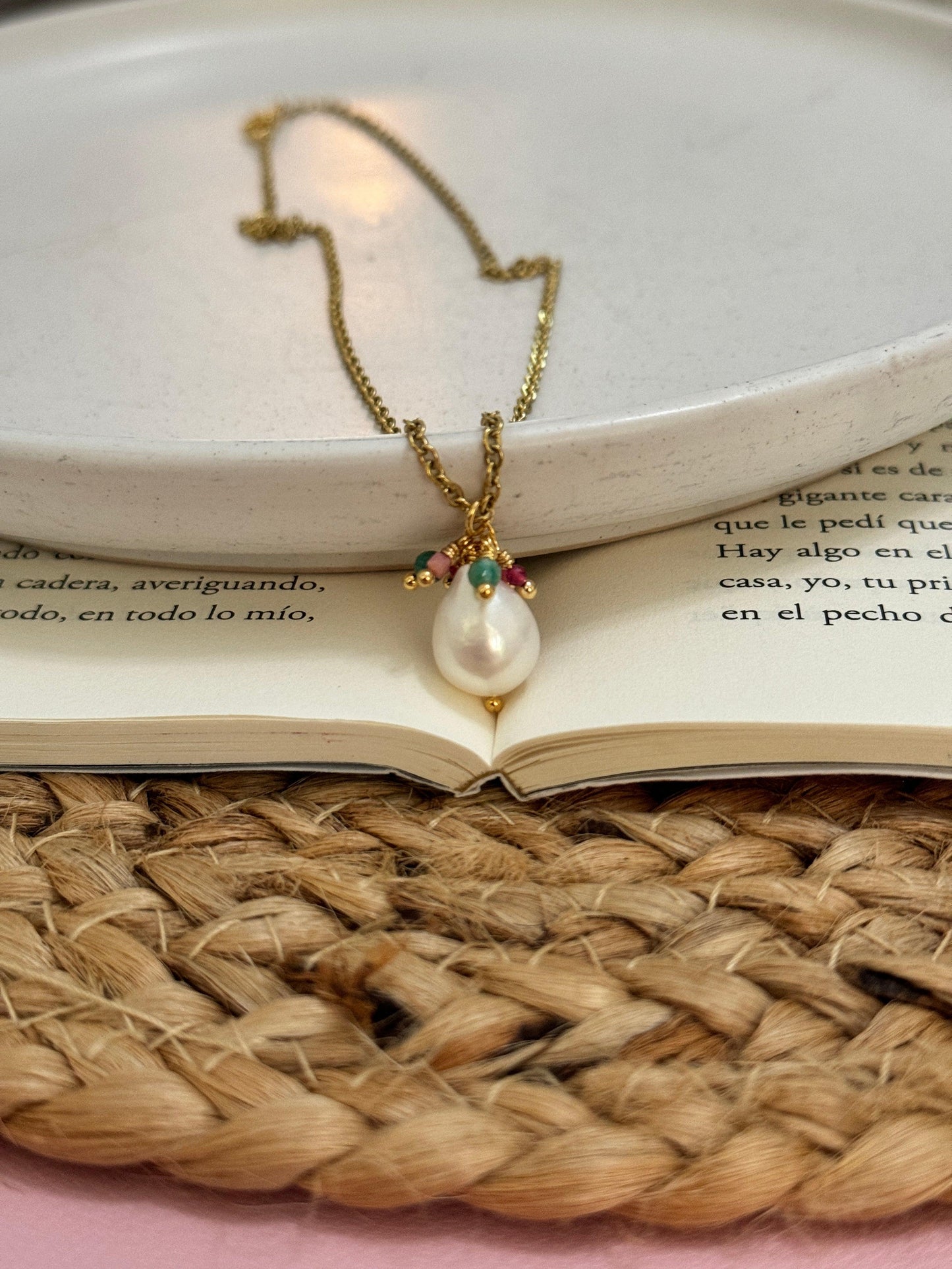 Aitana necklace - Perla De Agua Dulce