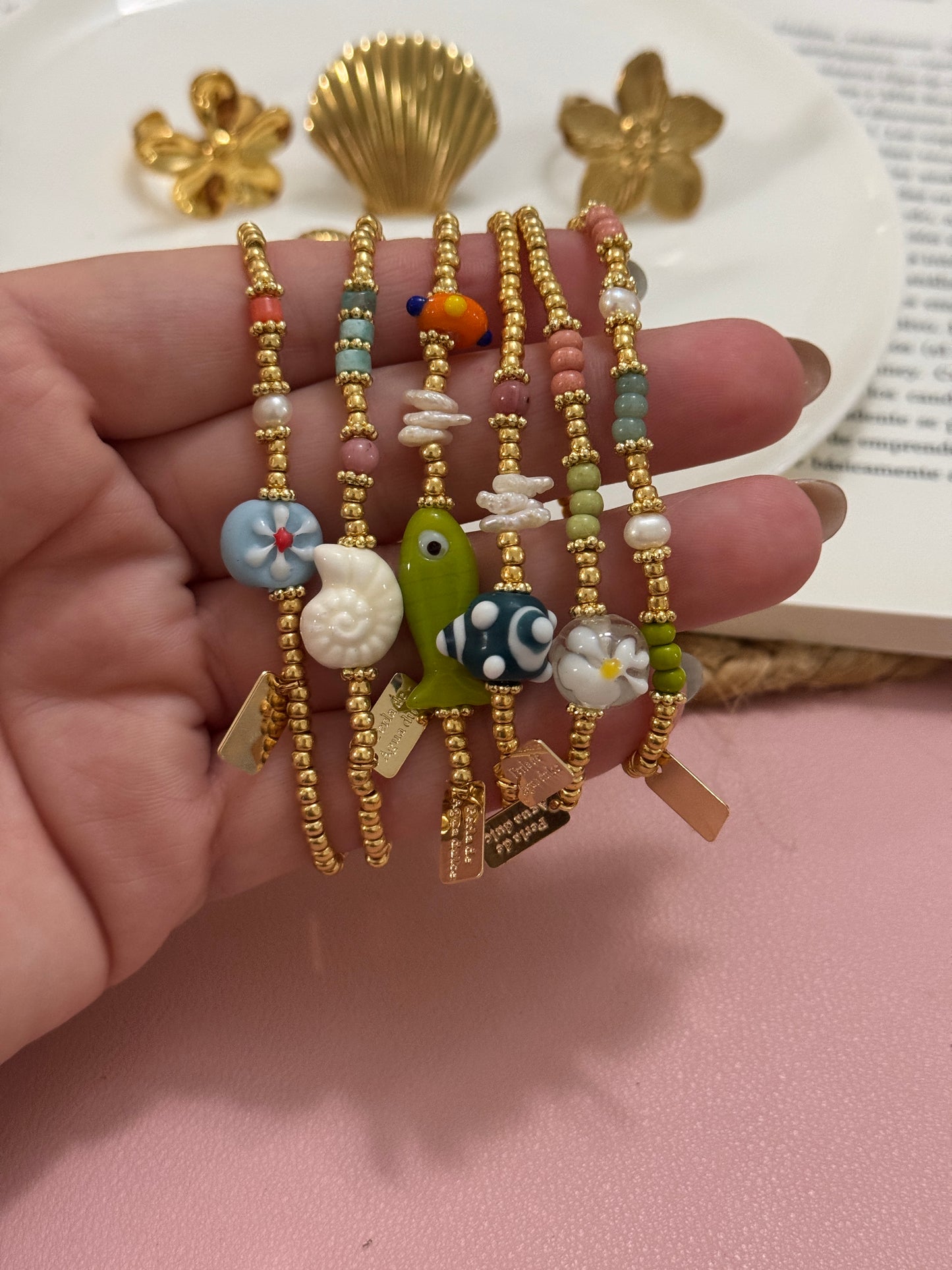 Summer colorful bracelet - Perla De Agua Dulce