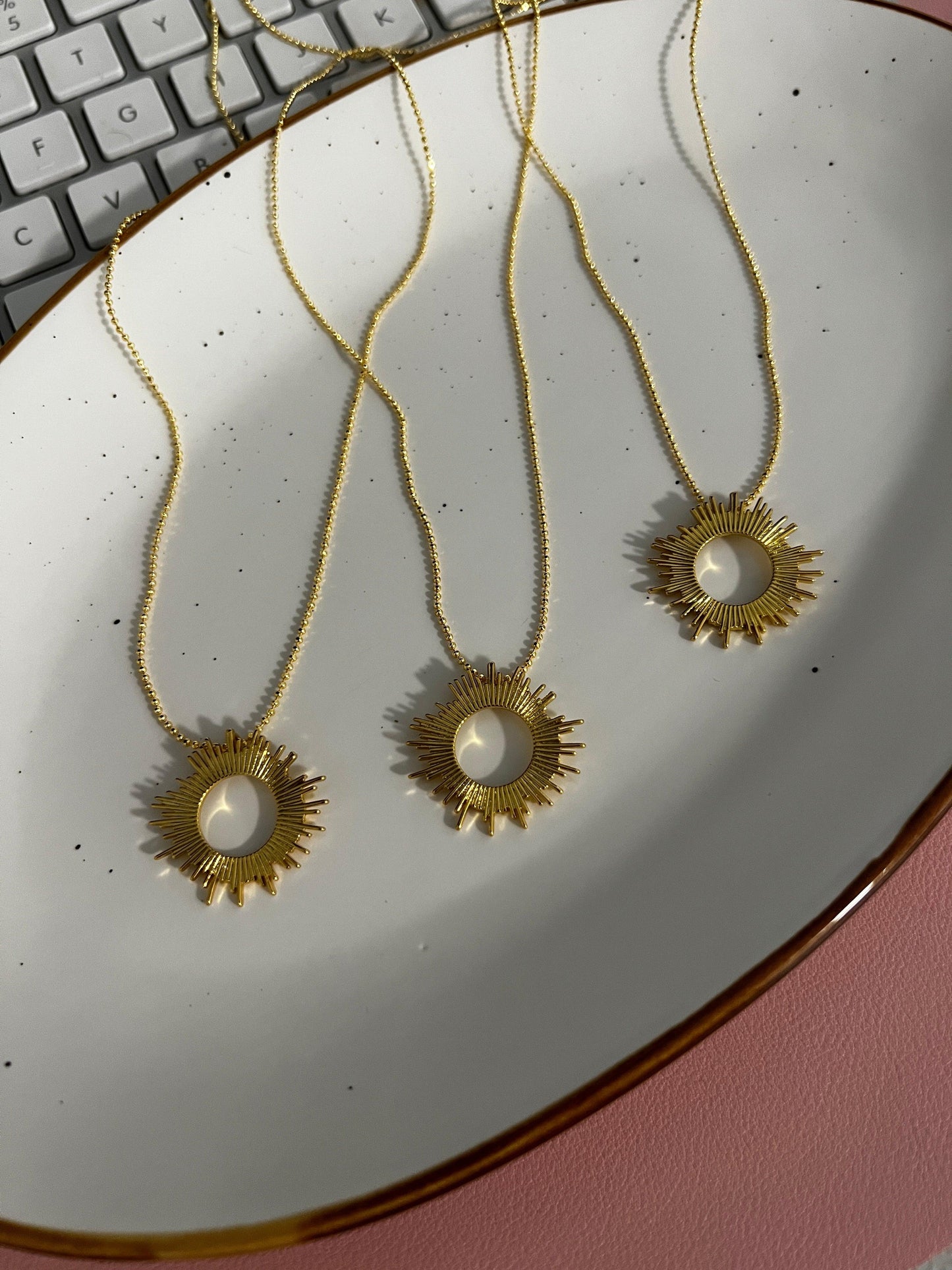 Sunshine necklace - Perla De Agua Dulce