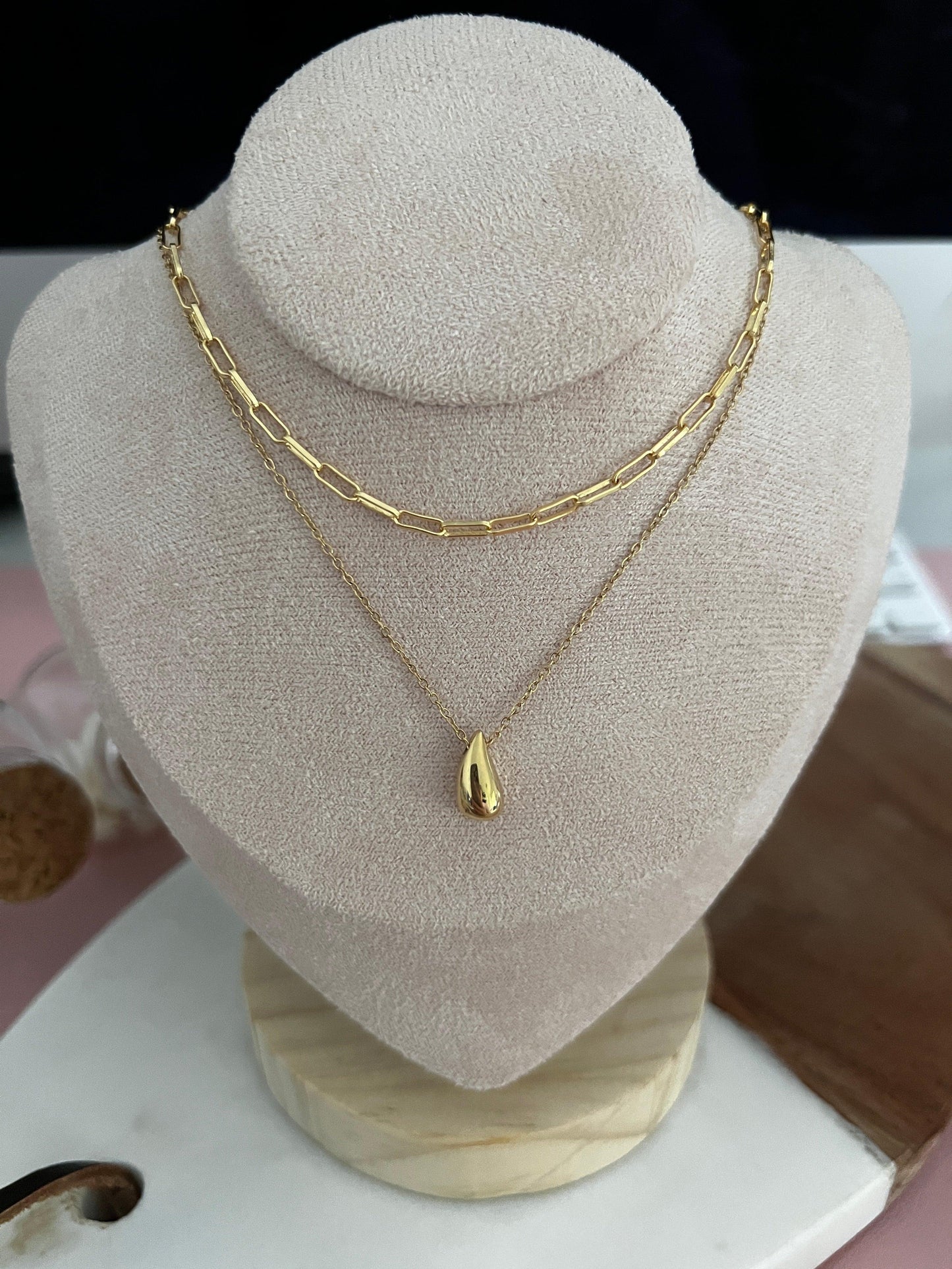 Drop chain - Perla De Agua Dulce