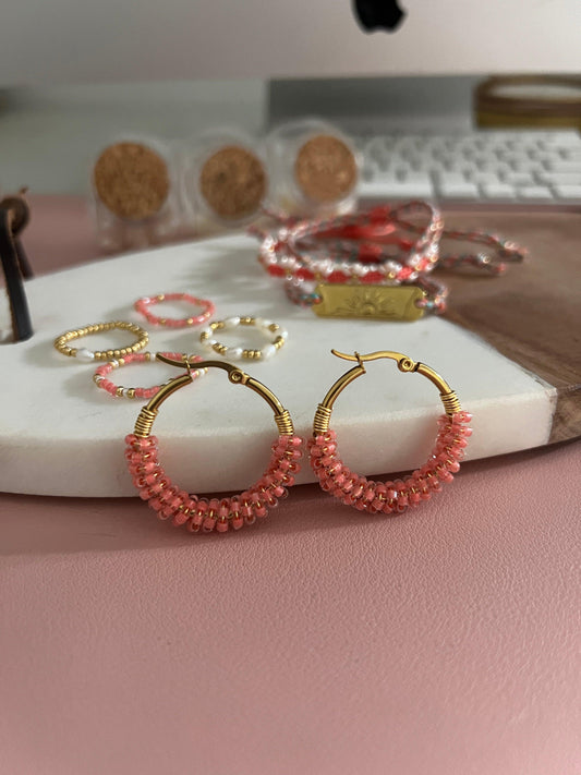 Coral hoops