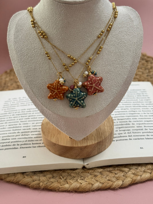 Star fish chain - Perla De Agua Dulce