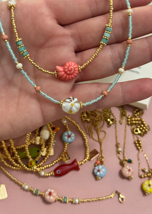 Margarita murano choker - Perla De Agua Dulce